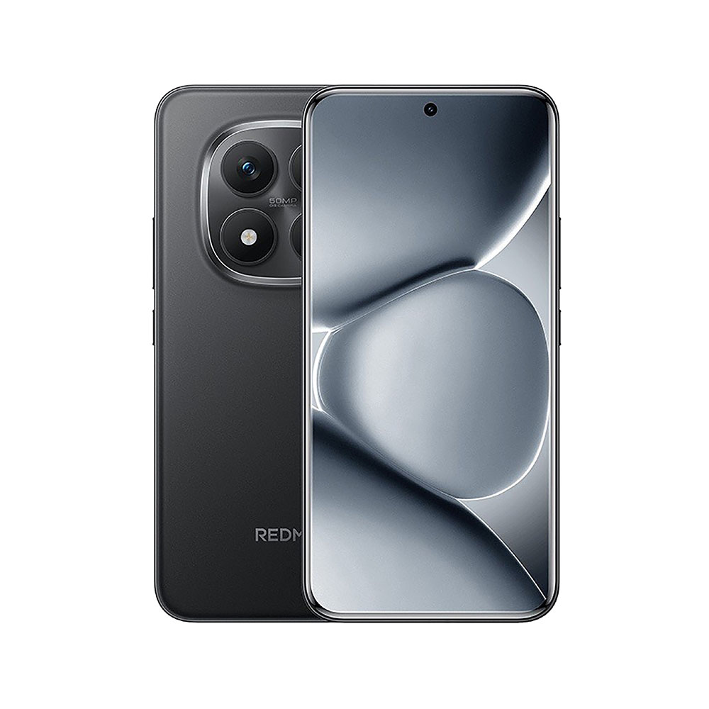 Xiaomi Redmi Note 15 Pro Plus Negro respaldo mostrando camara y frente mostrando pantalla Xiaomi Redmi Note 15 Pro Plus Negro respaldo mostrando camara y frente mostrando pantalla