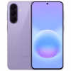 Frontal y Posterior del Galaxy A57 Lila Diseño completo del Samsung Galaxy A57 color lila mostrando su pantalla frontal y sus tres cámaras traseras.